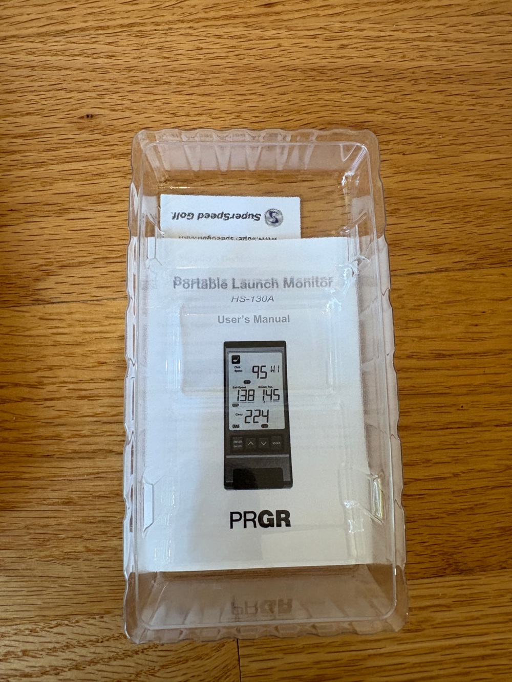 Golf & Baseball PRGR HS-130A Digital Portable Launch Monitor New - Picture 7 of 8